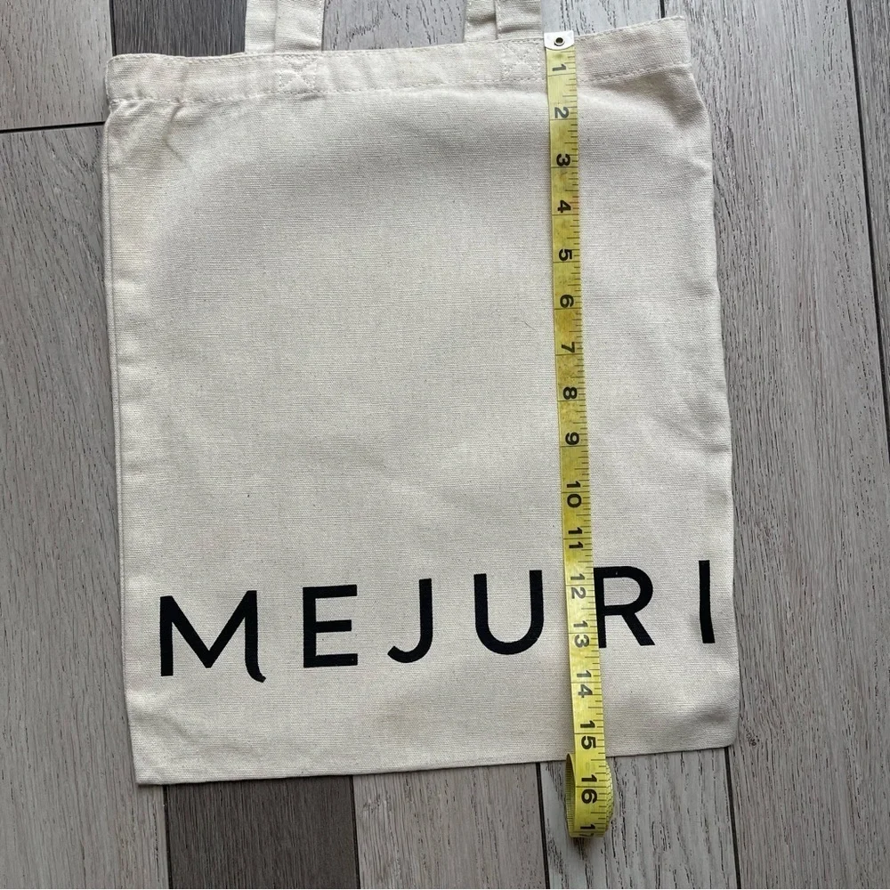 Mejuri Cream Canvas Tote